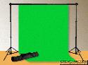 10 x 20' Chroma Key Green Screen w/Support